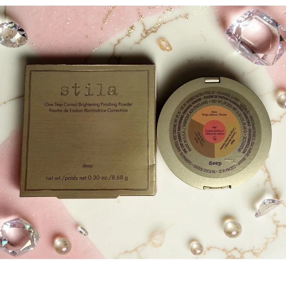 Stila - One Step Correct Brightening Finishing Powder - Shade: Deep - *NIB*
